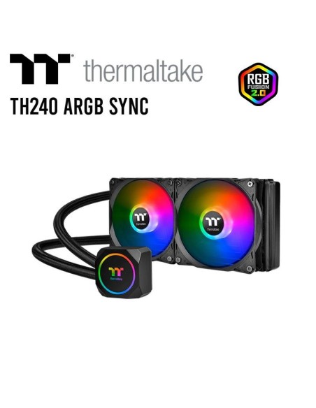 SISTEMA DE ENFRIAMIENTO LIQUIDO THERMALTAKE TH240 ARGB SYNC (CL-W286-PL12SW-A)