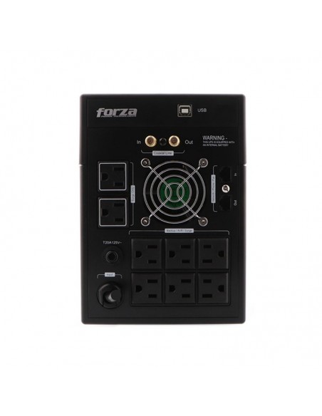 UPS FORZA FX-2200LCD-U 2200VA/1200W 8 TOMAS