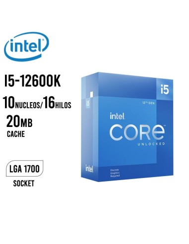 PROCESADOR INTEL CORE I5-12600K 3.70GHZ...