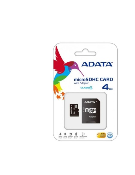 MEMORIA MICRO SDHC ADATA 4GB 4-AUSDH4GCL4-RA1
