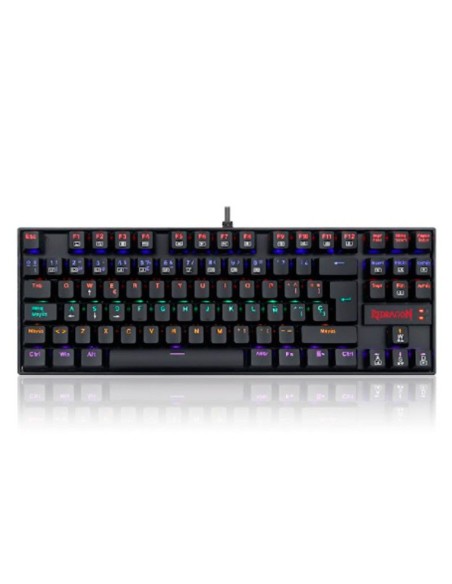 TECLADO GAMER REDRAGON KUMARA ( K552-KR SP ) RAINBOW | USB | SWITCH RED | BLACK