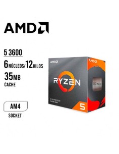 PROCESADOR AMD RYZEN 5 3600 3.6GHZ - 32MB (... 2