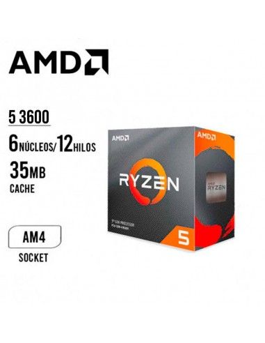 PROCESADOR AMD RYZEN 5 3600 (100-100000031BOX) 3.6GHZ 35.0MB | AM4