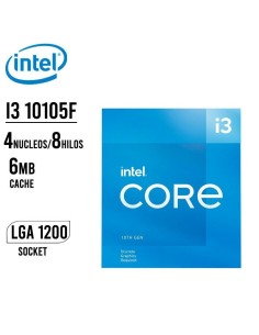 PROCESADOR INTEL CORE I3 10105F 3.7 GHZ 6MB (...