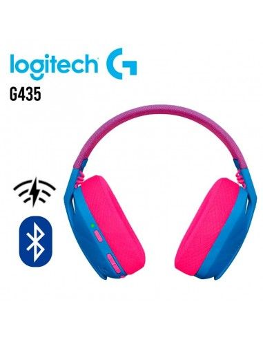 Logitech-auriculares inalámbricos G435 para juegos, cascos con