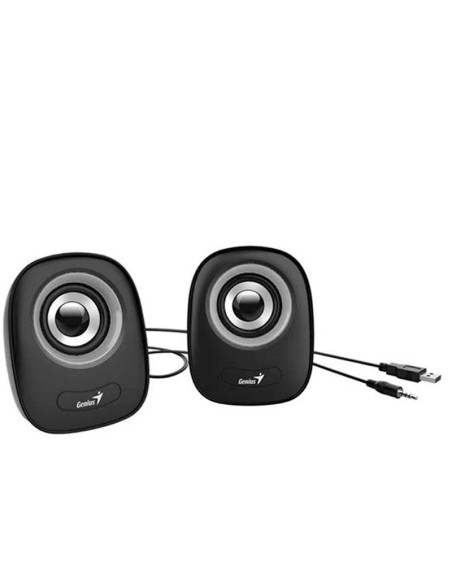 PARLANTE GENIUS SP-Q160 ( 31730027400 ) USB POWER - 6W - IRON GREY/BLACK