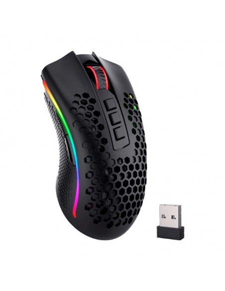MOUSE GAMER REDRAGON STORM PRO ( M808-KS ) LED RGB | WIRELESS | USB | 16000 DPI | BLACK