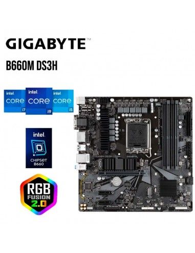 MAINBOARD GIGABYTE B660M DS3H DDR4 ( B660M DS3H DDR4 ) LGA 1700