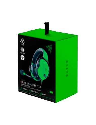 AUDIFONO GAMING RAZER BLACKSHARK V2 X 7.1 GREEN...
