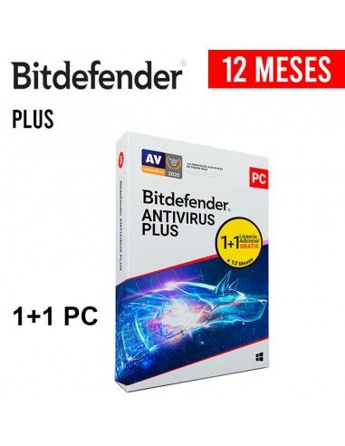 ANTIVIRUS BITDEFENDER PLUS 1 + 1 PC ( B110110058 )12 MESES