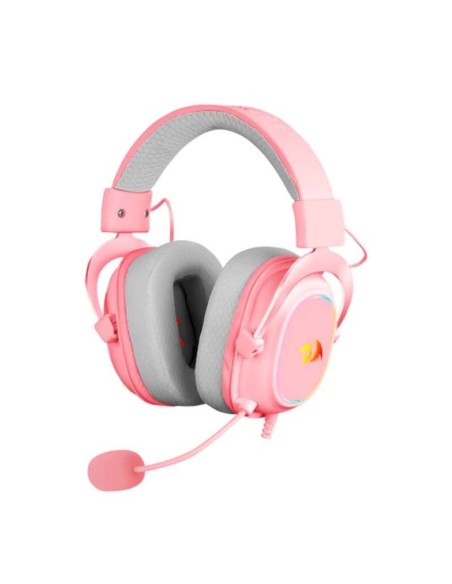 AUDIFONO GAMER REDRAGON ZEUS X ( H510P-RGB ) 7.1 VIRTUAL | RGB | USB | 3.5 MM | PINK