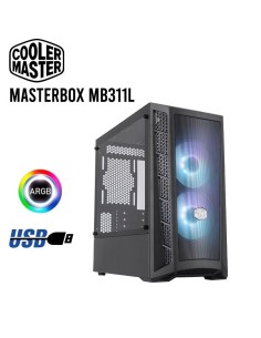 CASE GAMER COOLER MASTER MB311L MASTERBOX (...