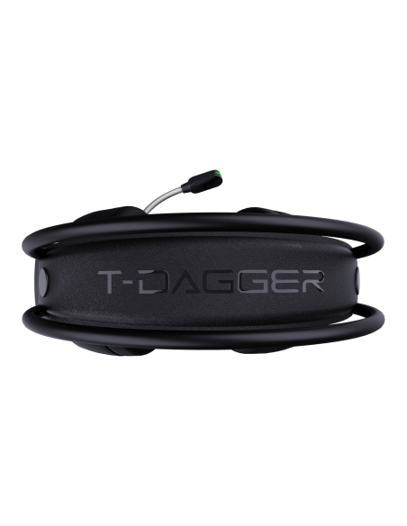 AUDIFONO T-DAGGER SONA BLACK 7.1 VIRTUAL ( T-RGH304 ) GAMING | LED-RGB