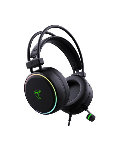 AUDIFONO T-DAGGER SONA BLACK 7.1 VIRTUAL ( T-RGH304 ) GAMING | LED-RGB