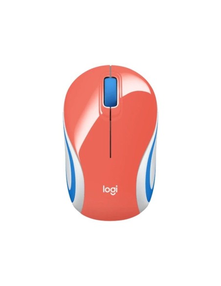 MOUSE LOGITECH M187 (910-005362) CORAL WIRELESS
