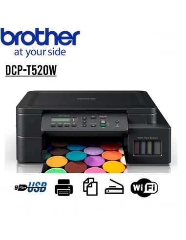 IMPRESORA MULTIFUNCIONAL BROTHER DCP-T520W WIRELESS - Brother