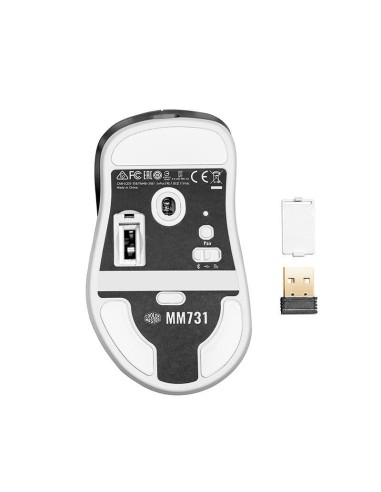 MOUSE GAMING COOLER MASTER MM731 WHITE MATTE (...