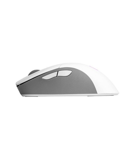 MOUSE GAMING COOLER MASTER MM731 WHITE MATTE ( MM-731-WWOH1 ) WIRELESS - BT | 19K DPI | LED-RGB