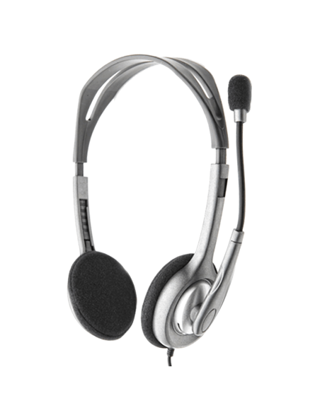 AUDIFONO C/MICROFONO  LOGITECH H111 SILVER