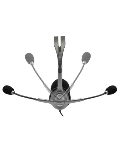 AUDIFONO C/MICROFONO  LOGITECH H111 SILVER