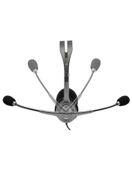 AUDIFONO C/MICROFONO  LOGITECH H111 SILVER