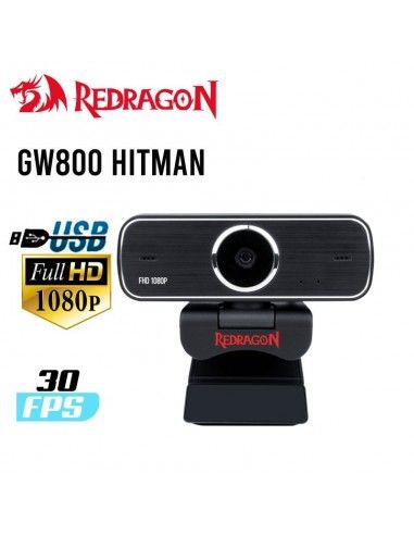 CAMARA WEB REDRAGON HITMAN GW800 ( GW800-1 ) FHD 1080P | USB