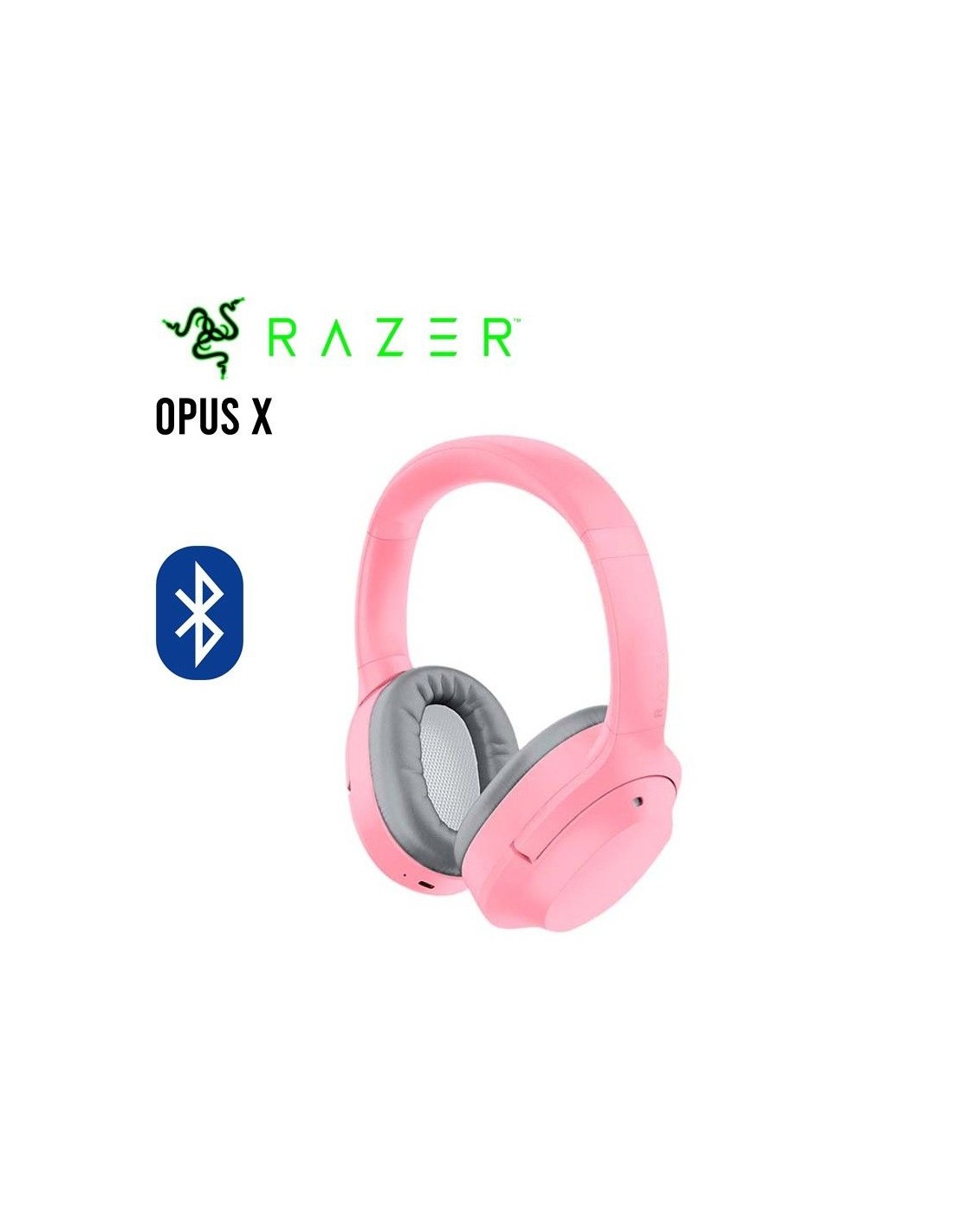 Auriculares Inalámbricos Bloothtooth C/micrófono Razer Opus X Pink