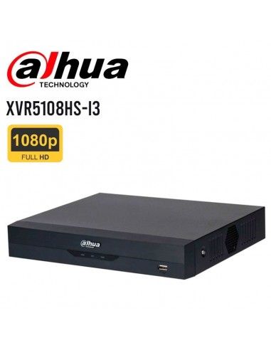 DVR DAHUA 8 CANALES ( XVR5108HS-I3 ) HDCI FHD 1080P HDD MAX 10TB