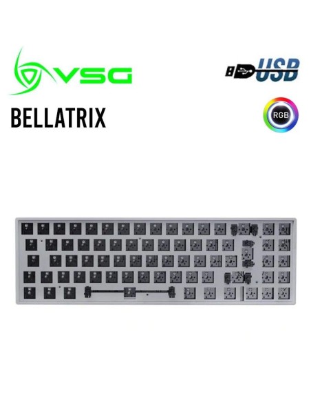 BASE DE TECLADO VSG BELLATRIX WHITE ( VG-MKM325-WHT )