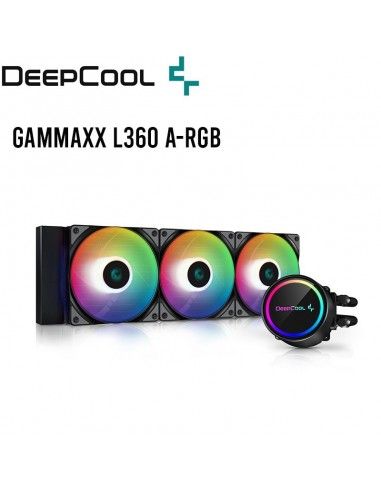 SISTEMA DE ENFRIAMIENTO LIQUIDO DEEPCOOL GAMMAXX L360 A-RGB (DP-H12CF-GL360-ARGB) LED-ARGB