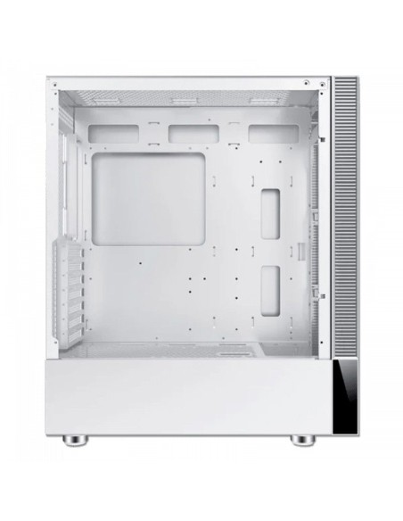 CASE GAMER ANTRYX RX 460 MESH WHITE ( AC-RX460MW ) SIN FUENTE | VIDRIO TEMPLADO | LED-ARGB