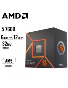 PROCESADOR AMD RYZEN 5 7600 3.8GHZ - 32MB | AM5... 2