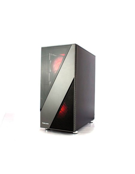 CASE GAMER HALION WARRIOR ( HA-CT660 ) SIN FUENTE | VIDRIO TEMPLADO | LED-RGB