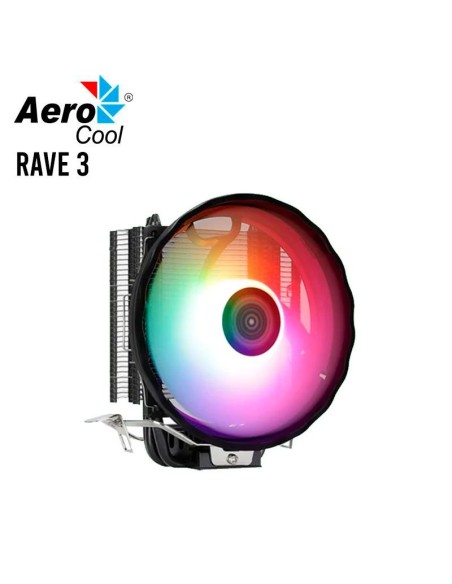 COOLER PARA PROCESADOR AEROCOOL RAVE 3 ( RAVE 3 ARGB ) LED-ARGB
