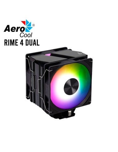 COOLER PARA PROCESADOR AEROCOOL RIME 4 DUAL ( RIME 4 DUAL ) LED-ARGB