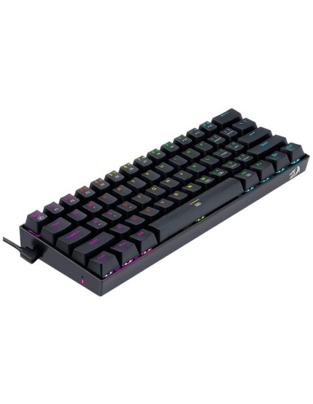 TECLADO GAMER REDRAGON DRAGONBORN ( K630 RGB SP-RED ) LED RGB | USB TYPE-C | SWITCH RED | BLACK