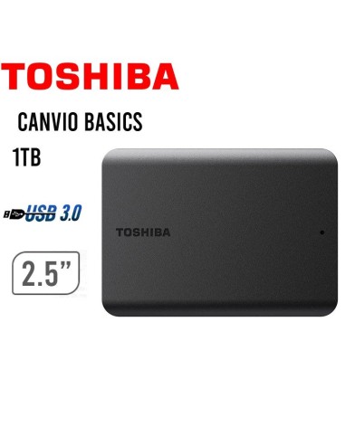 DISCO DURO EXTERNO TOSHIBA 1TB ( HDTB510XK3AA ) CANVIO BASICS