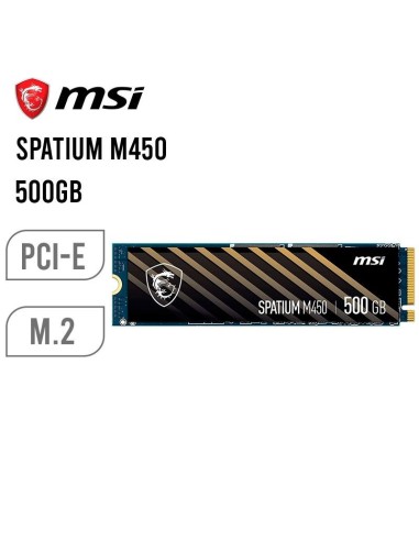 DISCO SOLIDO SSD MSI 500GB SPATIUM M450 ( SPATIUM M450 ) PCIE | NVME | GEN4