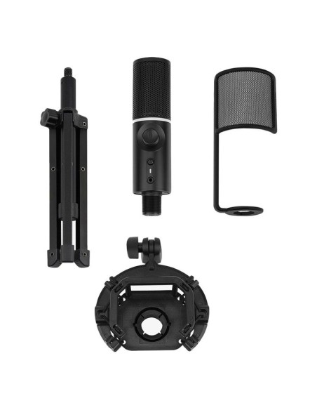 MICROFONO STREAMPLIFY MIC-48-RGB-TP-BK SOPORTE TRIPODE