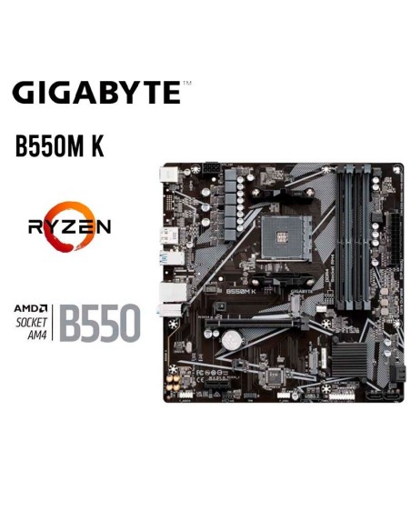 MAINBOARD GIGABYTE B550M K ( GIGABYTE B550M K ) AM4