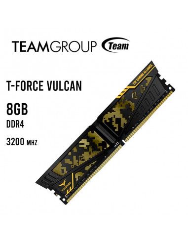 MEMORIA RAM TEAMGROUP 8GB/3200MHZ DDR4 T-FORCE VULCAN ( TLTYD48G3200HC16C01 ) TUF GAMING ALLIANCE