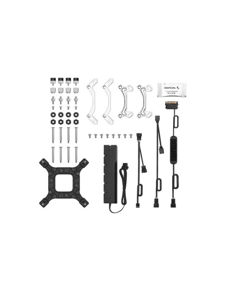 SISTEMA DE ENFRIAMIENTO LIQUIDO DEEPCOOL GAMMAXX L240 A-RGB WH (DP-H12CF-GL240-ARGB-WH)