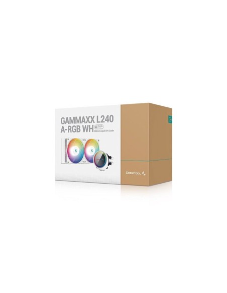 SISTEMA DE ENFRIAMIENTO LIQUIDO DEEPCOOL GAMMAXX L240 A-RGB WH (DP-H12CF-GL240-ARGB-WH)
