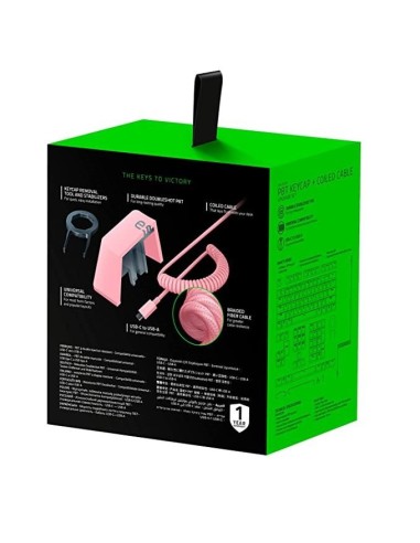 SET DE TECLAS RAZER PBT KEYCAP + CABLE EN...