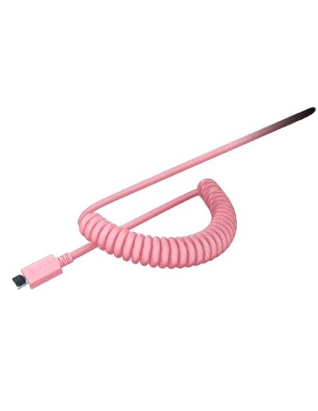 SET DE TECLAS RAZER PBT KEYCAP + CABLE EN ESPIRAL QUARTZ PINK UNIVERSAL USB-C (RC21-01491000-R3M1)