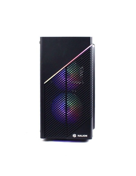 CASE HALION STAR M5 ( STAR M5 ) 500W | VIDRIO TEMPLADO | LED-RGB