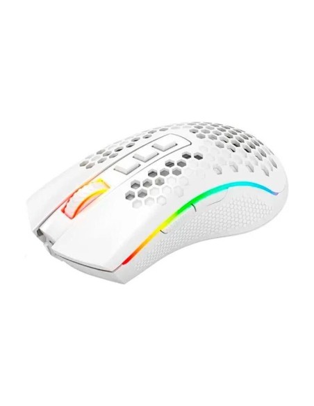 MOUSE GAMER REDRAGON STORM PRO ( M808W-KS ) LED RGB | WIRELESS | USB | 16000 DPI | WHITE