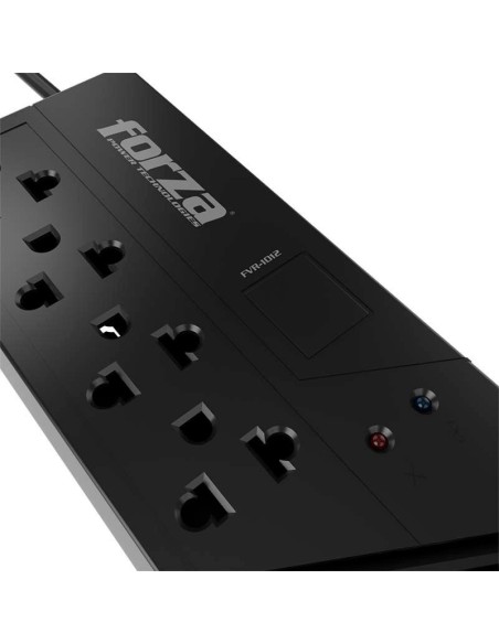 ESTABILIZADOR FORZA 4 TOMAS ( FVR-1012 ) 1000VA/500W