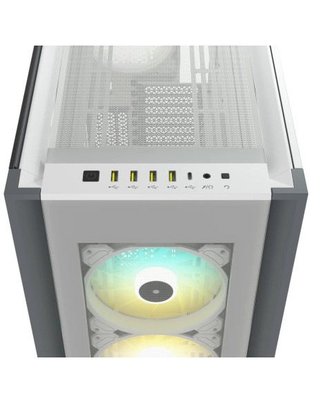 CASE CORSAIR ICUE 7000X WHITE ( CC-9011227-WW ) SIN FUENTE | VIDRIO TEMPLADO | LED-RGB