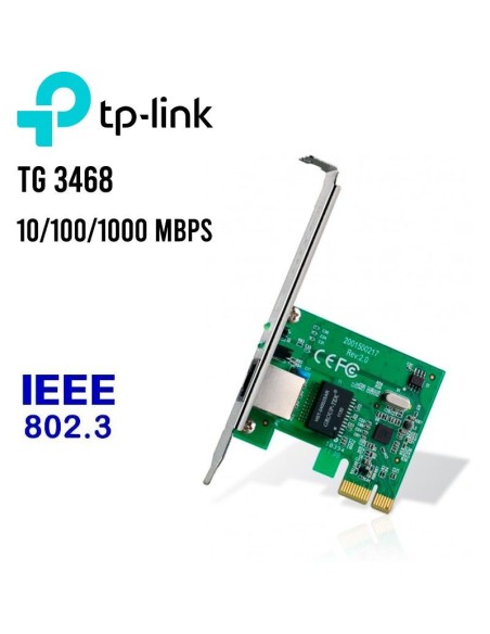 TARJETA DE RED TP-LINK PCI-E TG-3468 10/100/1000MBPS